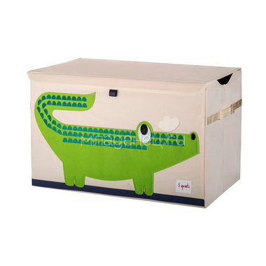 Сундук для хранения игрушек 3 Sprouts Крокодил (Green Crocodile) Арт. 08083 0