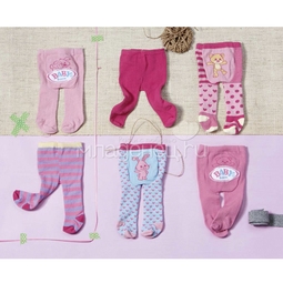 Одежда для кукол Zapf Creation Baby Born Колготки 2 пары в блистере (В ассортименте)