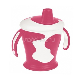 Чашка-непроливайка Canpol Babies С ручками 250 мл (с 9 мес) красная