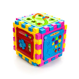 Развивающая игрушка Умка Обучающий куб (8 стихов, 3 песни)