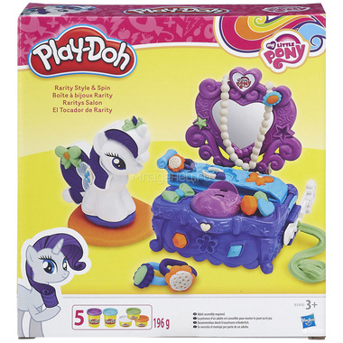 Игровой набор Play-Doh Туалетный столик Рарити 0