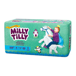 Подгузники-трусики Milly Tilly для мальчиков 7-10 кг (46 шт) Размер 4