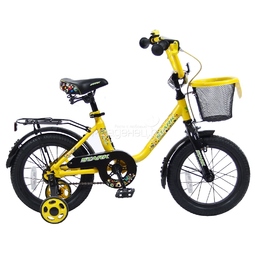 Велосипед двухколесный Velolider 14" Lider Stark 14U-009 Желтый/Черный