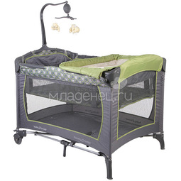 Манеж-кровать Baby Trend Серый и Зелёный