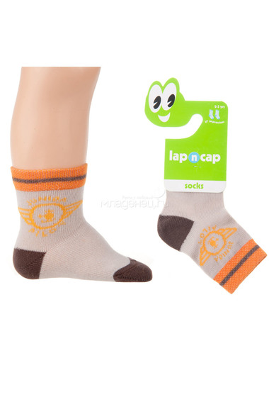 Носочки Lap n cap гладкие, размер 8-10  0