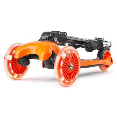 Самокат Small Rider Randy Flash складной со светящимися колесами Оранжевый 2