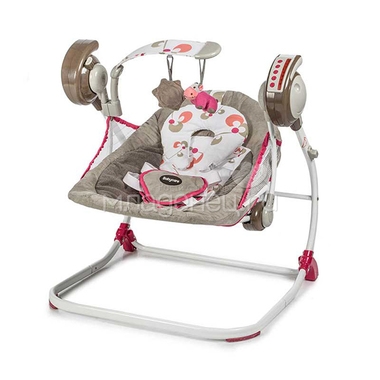 Электрокачели Baby Care Flotter с адаптером Розовый/Pink 0