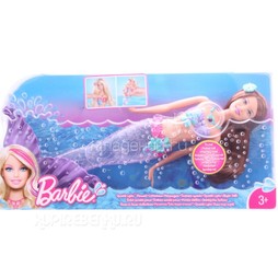 Кукла Barbie Русалка Блестящие огоньки С фиолетовым хвостом