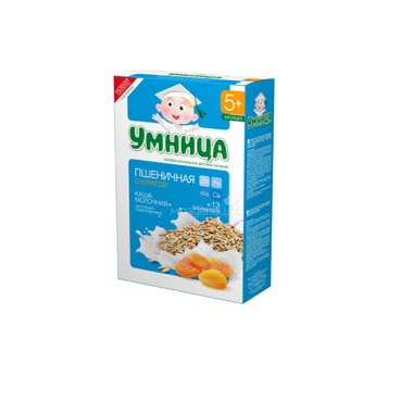 Каша Сами с усами молочная 200 гр Пшеничная с курагой (с 5 мес) 0