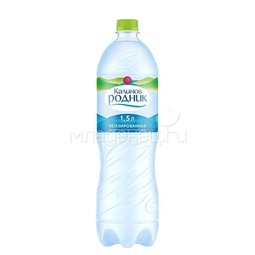 Вода Калинов Родник минеральная природная Негазированная 1,5 л (пластик)