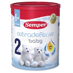 Заменитель Semper Nutradefense Baby 400 гр №2 (с 6 до 12 мес)