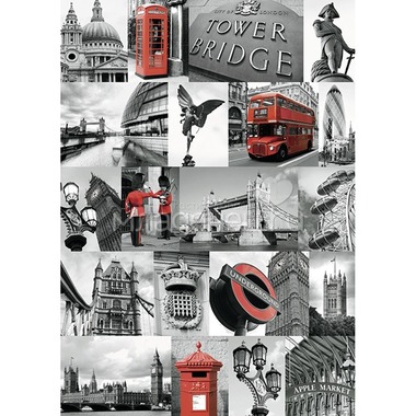 Пазл Ravensburger 1000 элементов Лондон в картинках 0