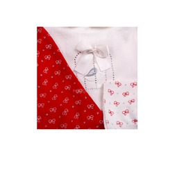 Комплект одежды Estella для девочки, брюки, туника, цвет - Красный 