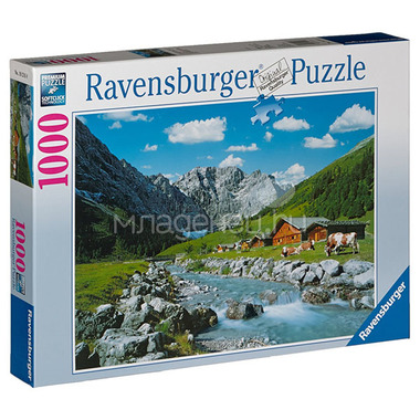 Пазл Ravensburger 1000 элементов Австрийские горы 1
