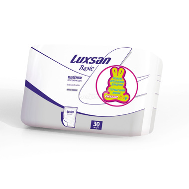 Пеленки Luxsan Basic Normal 60х60 см (30 шт) 0