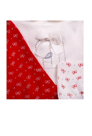 Комплект одежды Estella для девочки, брюки, туника, цвет - Красный  2