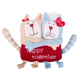 Мягкая игрушка Gulliver Кот и кошка-Счастливы вместе, 15 см