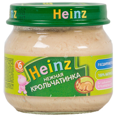 Пюре Heinz мясное 80 гр Кролик (с 6 мес) 0