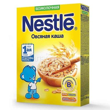 Каша Nestle безмолочная 200 гр Овсяная (1 ступень) 0