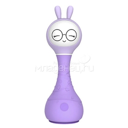 Музыкальная игрушка зайка Alilo R1, фиолетовый