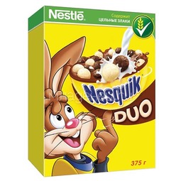 Готовые завтраки Nestle 375 гр Шоколадные шарики NESQUIK DUO
