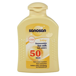 Молочко солнцезащитное  Sanosan 200 мл (SPF- 50)
