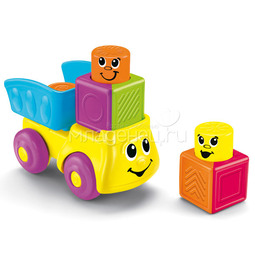 Развивающая игрушка Fisher Price Машинка с кубиками-блоками с сюрпризом с 6 мес.