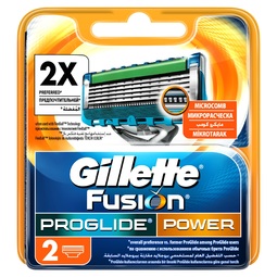 Сменные кассеты для бритья Gillette Fusion ProGlide Power 2 шт