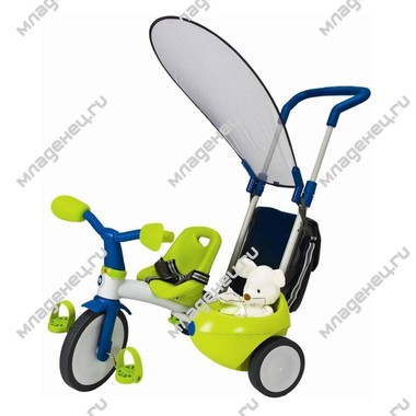 Велосипед Italtrike Junior Sidecar 2501 Зеленый с синим 0
