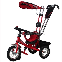 Велосипед трехколесный Mini Trike с надувными колесами 12&quot;10&quot; Красный