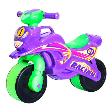 Беговел RT 138 MotoBike Racing Фиолетово-Зеленый 0