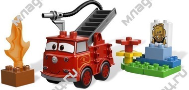 Конструктор LEGO Duplo 6132_Lego Тачки 2 Пожарная машина 1
