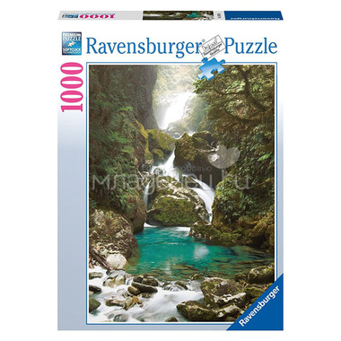 Пазл Ravensburger 1000 элементов Водопад Маккей. Новая Зеландия 1