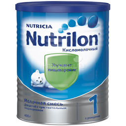 Заменитель Nutricia Nutrilon Кисломолочный 400 гр №1 (с 0 мес)