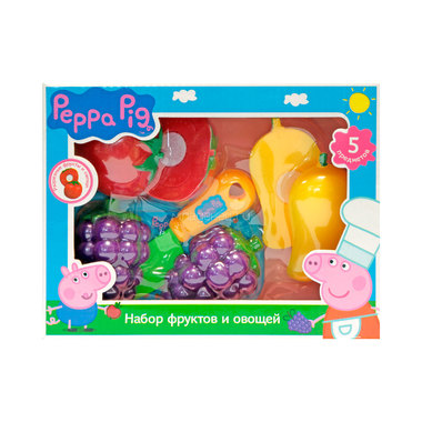 Игровой набор Peppa Pig Фрукты и овощи 5 предметов 0
