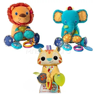 Развивающая игрушка Bright Starts Море удовольствия - Слонёнок/Тигрёнок/Львёнок с 0 мес. 0