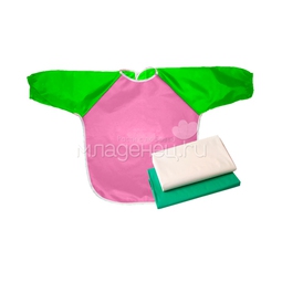 Набор для труда Витоша (клеенка для труда+фартук+клеенка в подарок) Розовый фартук