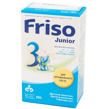 Заменитель Friso Junior 400 гр  0