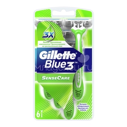 Бритва Gillette одноразовая Blue 3 (6 шт)