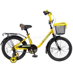 Велосипед двухколесный VeloLider 18" Lider Stark 18U-009 Желтый/Черный
