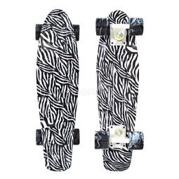 Скейтборд Y-Scoo Penny board Print Zebra