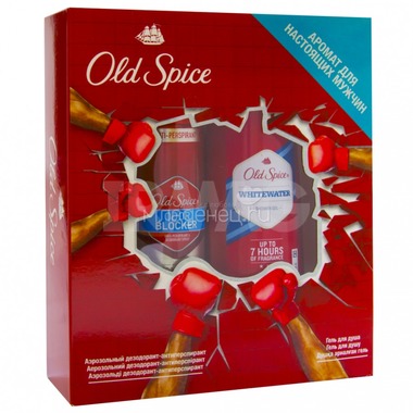 Подарочный набор Оld Spice Аэрозол дезодорант-антиперсп OdorBlockerFresh 125 мл + гель для душа WhiteWater 250 мл 0