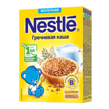 Каша Nestle молочная 220 гр Гречневая (1 ступень) 0