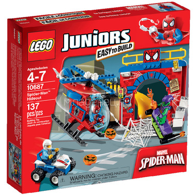 Конструктор LEGO Junior 10687 Убежище Человека-паука 0