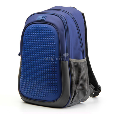 Рюкзак подростковый 4All Case Граффити Темно-синий + Пиксели 1