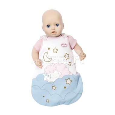 Одежда для кукол Zapf Creation Baby Annabell Спальный конверт для куклы 43 см 1