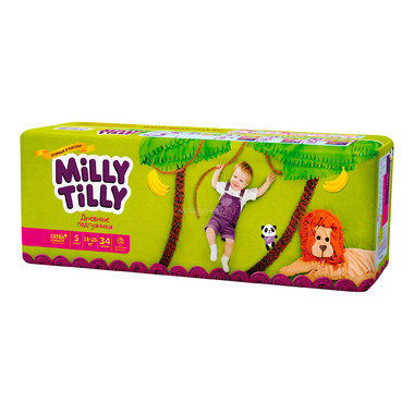 Подгузники Milly Tilly дневные Junior 11-25 кг (34 шт) Размер 5 0
