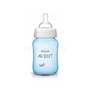 Набор Philips Avent для новорожденных Для мальчика (бутылочка, соска, пустышка, чашка-поильник, игрушка) с 0 мес 1