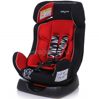 Детское автомобильное кресло Baby Care BC-719 Люкс Тигрёнок Красное 0