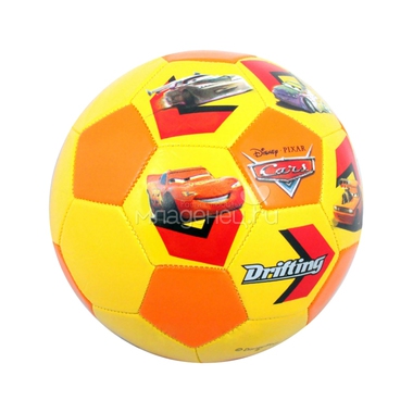Мяч Тачки футбольный однослойный размер 3 0
